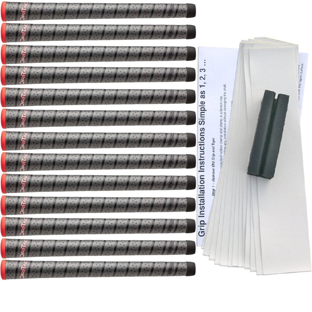 Winn Dri-Tac Wrap Gray 13-pc Grip Kit