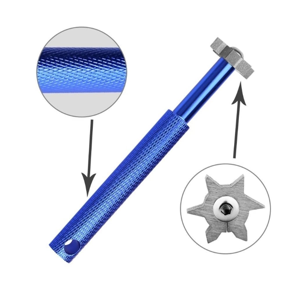 Golf Club Groove Sharpener Tool - Blue