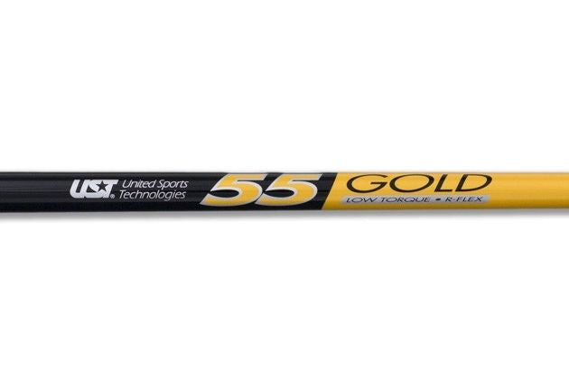 UST-Mamiya 55 Gold Wood Shaft + Adapter & Grip