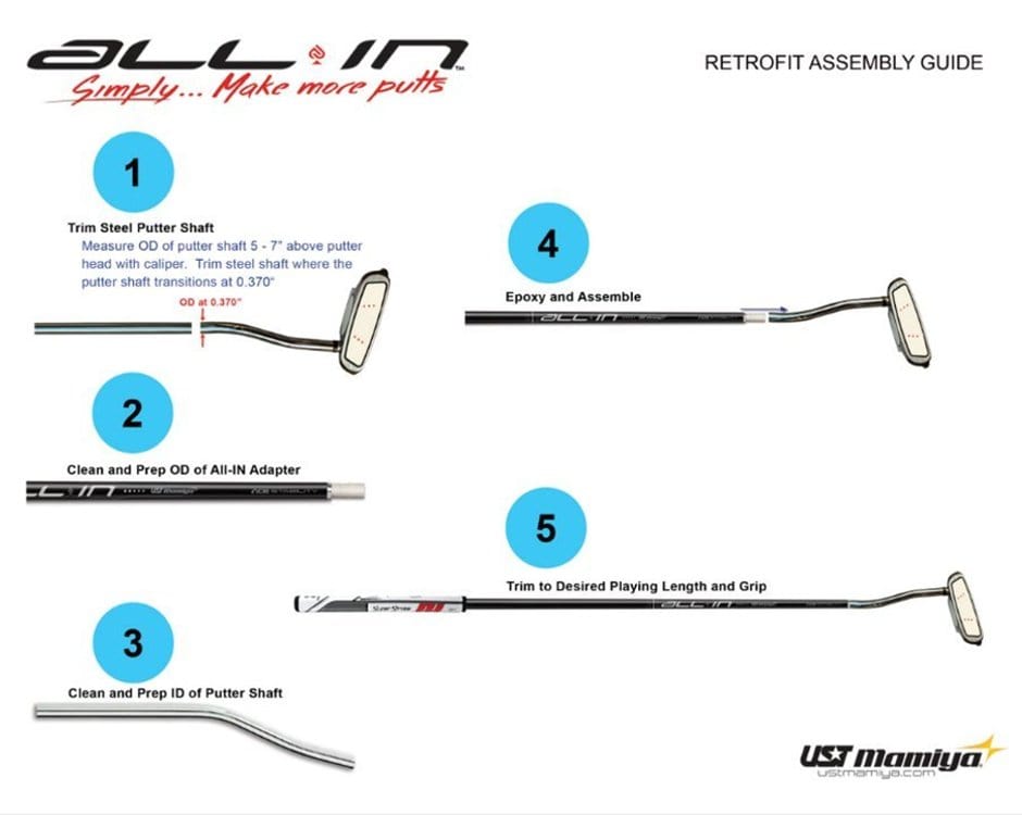 UST Mamiya ALL-IN Putter Shafts