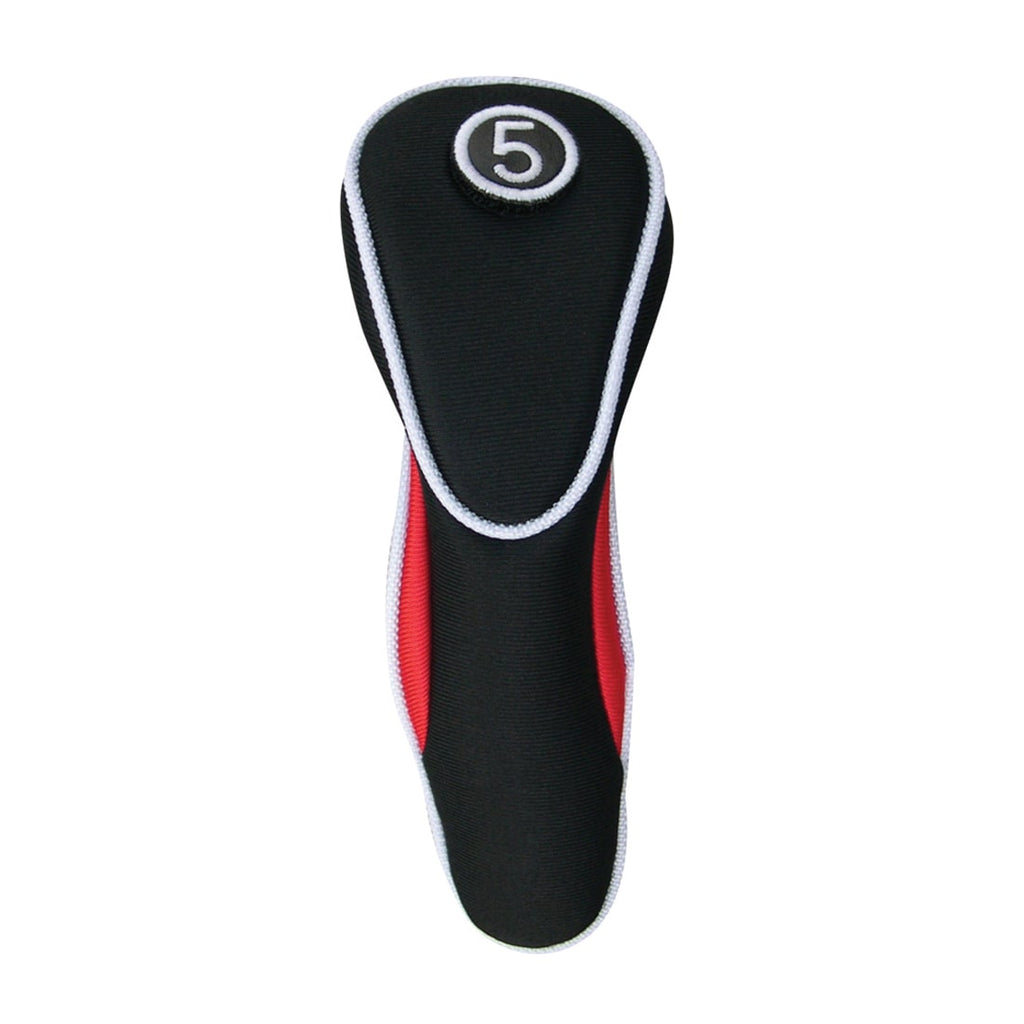 No Logo Red-Black Head Covers