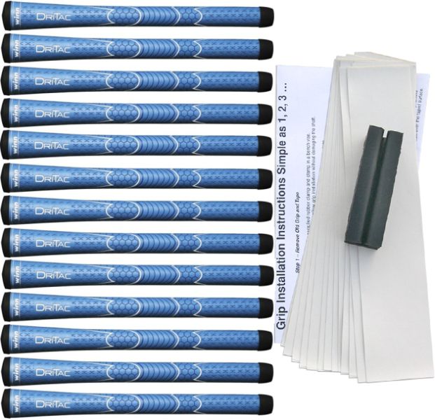 Winn DriTac Junior Blue 13 pc Grip Kit