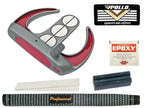 Armada Mallet Putter Component Kit - Red Face