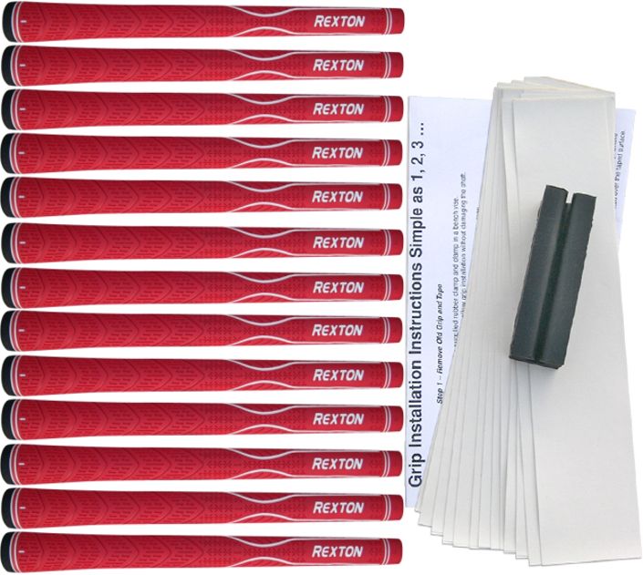 Rexton V-Line Red 13 pc Grip Kit