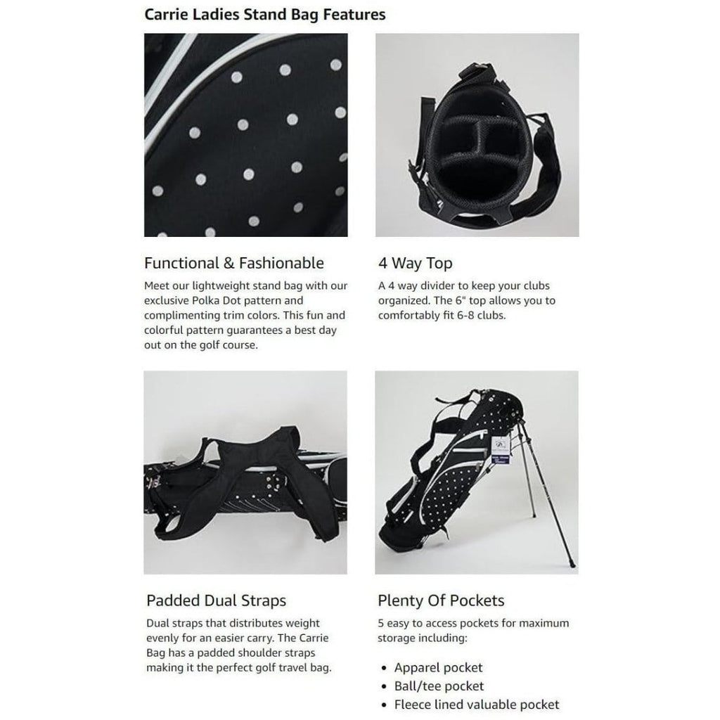 RJ Sports Carries Ladies Golf Stand Bag