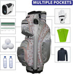 RJ Sports Bliss 14 Way Divider Top Womens Deluxe Cart Bag