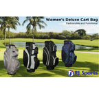 RJ Sports Bliss 14 Way Divider Top Womens Deluxe Cart Bag