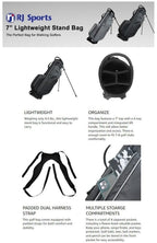 RJ Sports Flash Golf Stand Bag