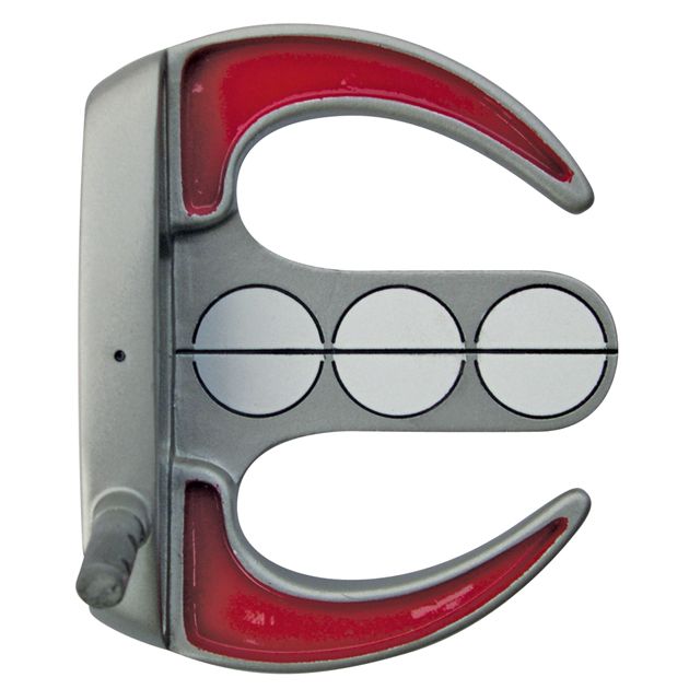 Custom-Built Armada Mallet Putter - Red/Gray