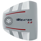 Custom-Built Heater 5.0 White Mallet Putter