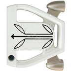 T-7 Twin Engine White Mallet Putter Component Kit