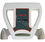 T-7 Twin Engine White Mallet Putter Head