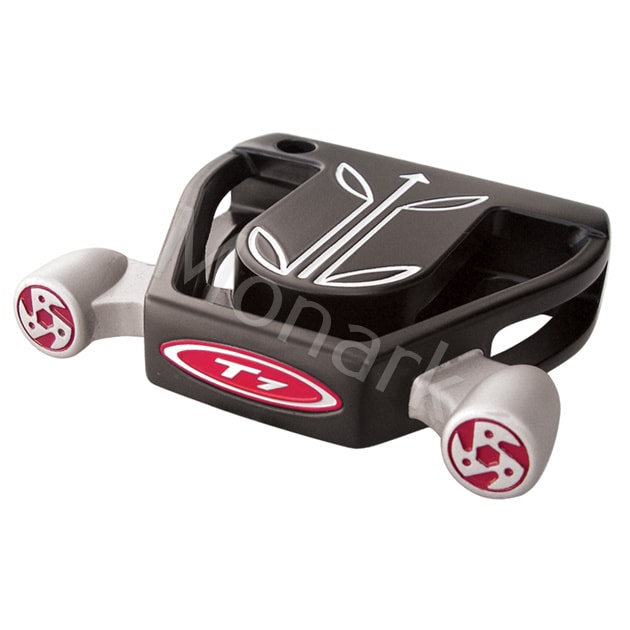 T-7 Twin Engine Black Mallet Putter Head