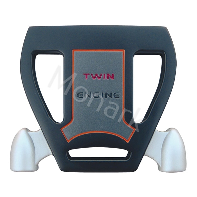 Custom-Built T7 Twin Engine Black Mallet Putter