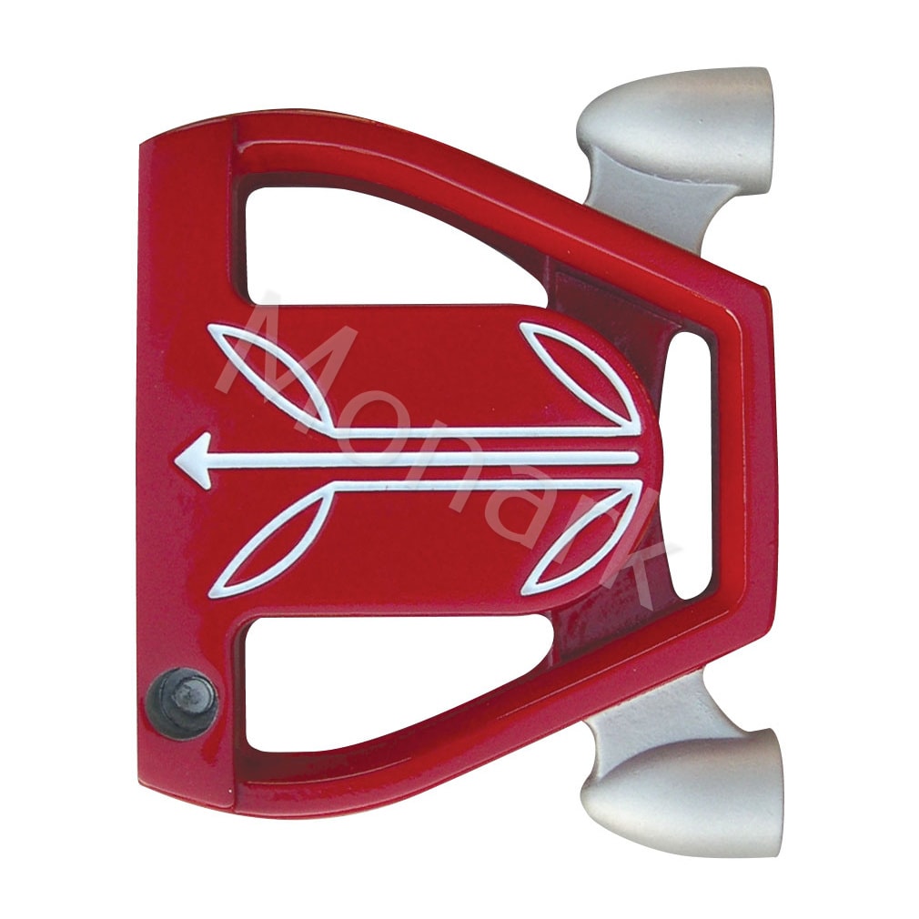 T-7 Twin Engine Red Mallet Putter Head