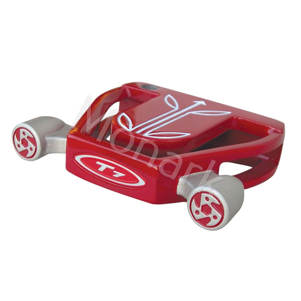 T-7 Twin Engine Red Mallet Putter Head