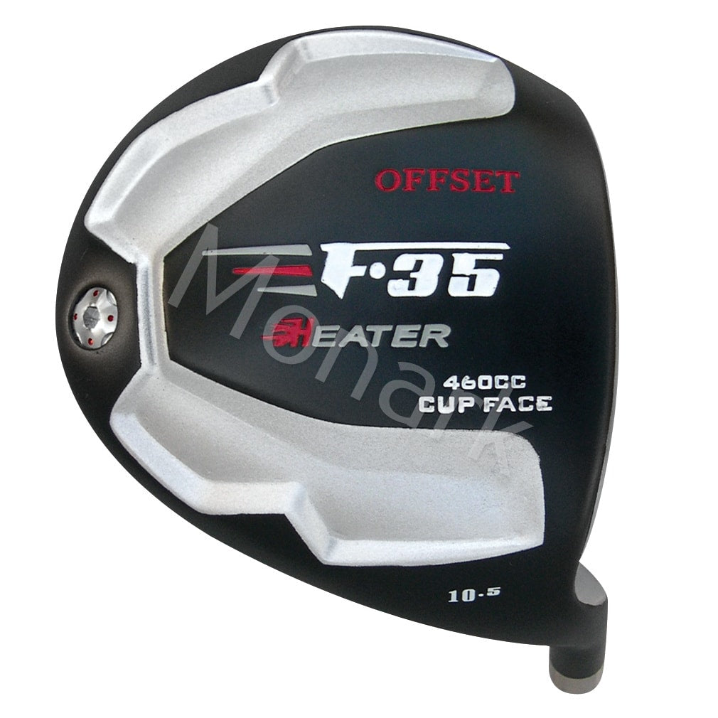 Heater F-35 Cup Face Offset Black Titanium Driver Head RH
