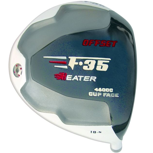 Heater F-35 Cup Face Offset White Titanium Driver Head RH