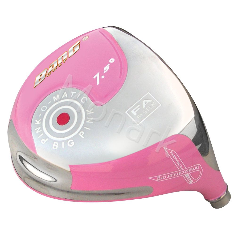 Bang Golf Pink-O-Matic 401 Beta Titanium Driver Head Pink