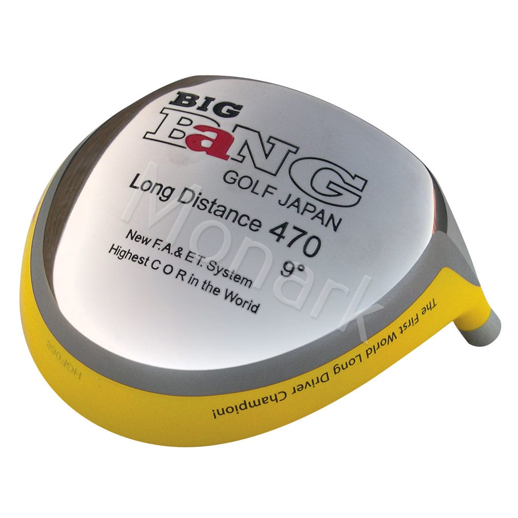 Custom-Built Bang Golf Big Bang Japan 470 Yellow Titanium Driver