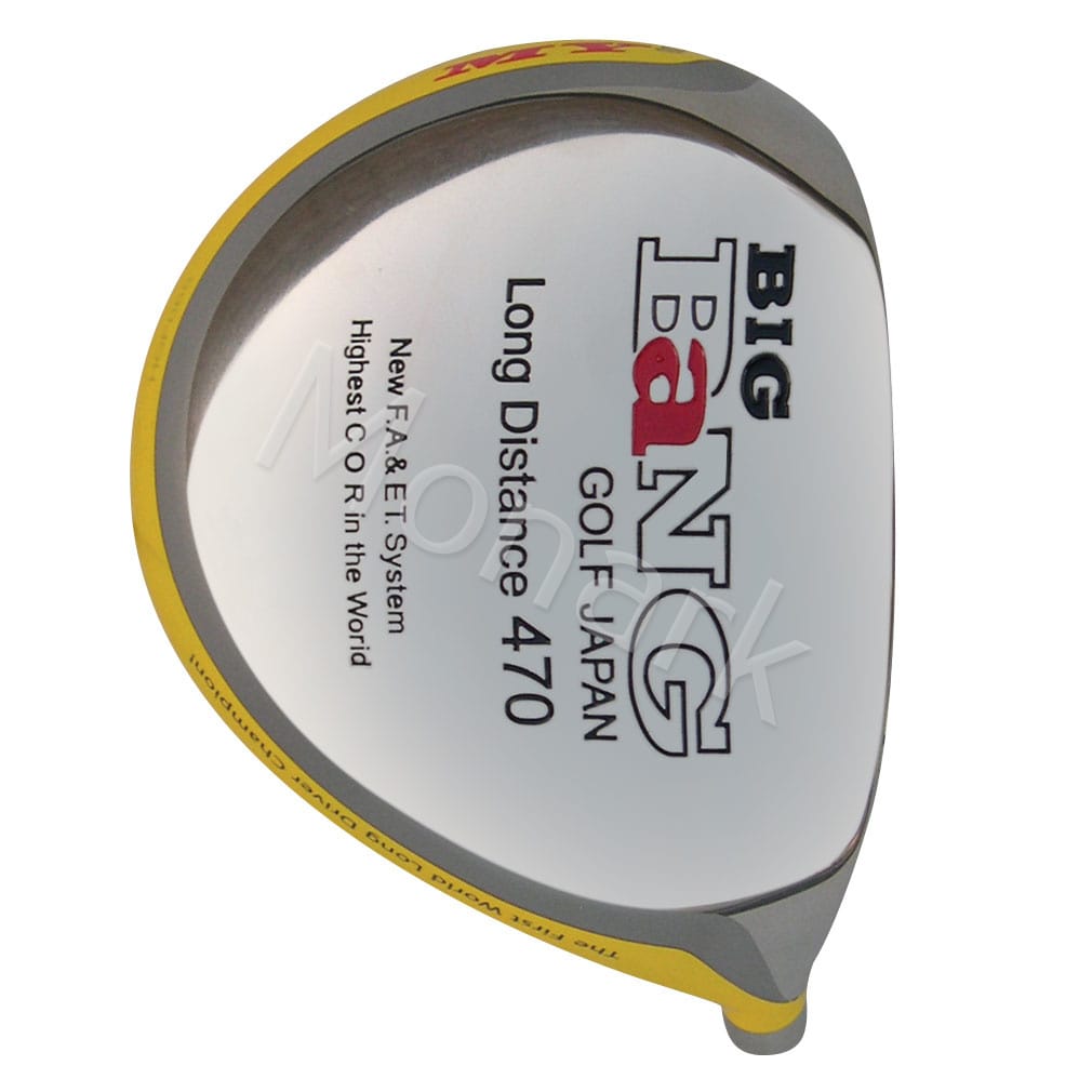 Custom-Built Bang Golf Big Bang Japan 470 Yellow Titanium Driver