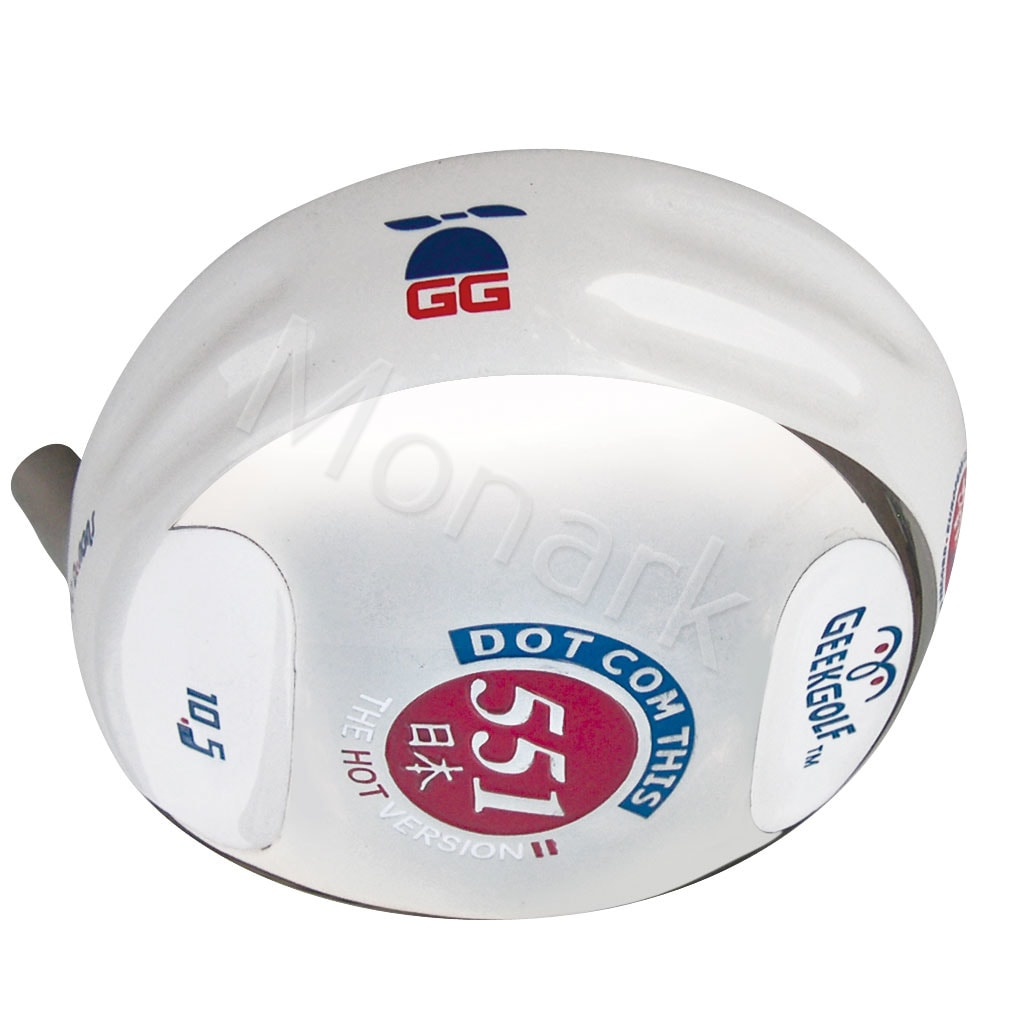 Custom-Built Geek Golf Dot-Com-This 551 Japan Hot Version Titanium Driver - White