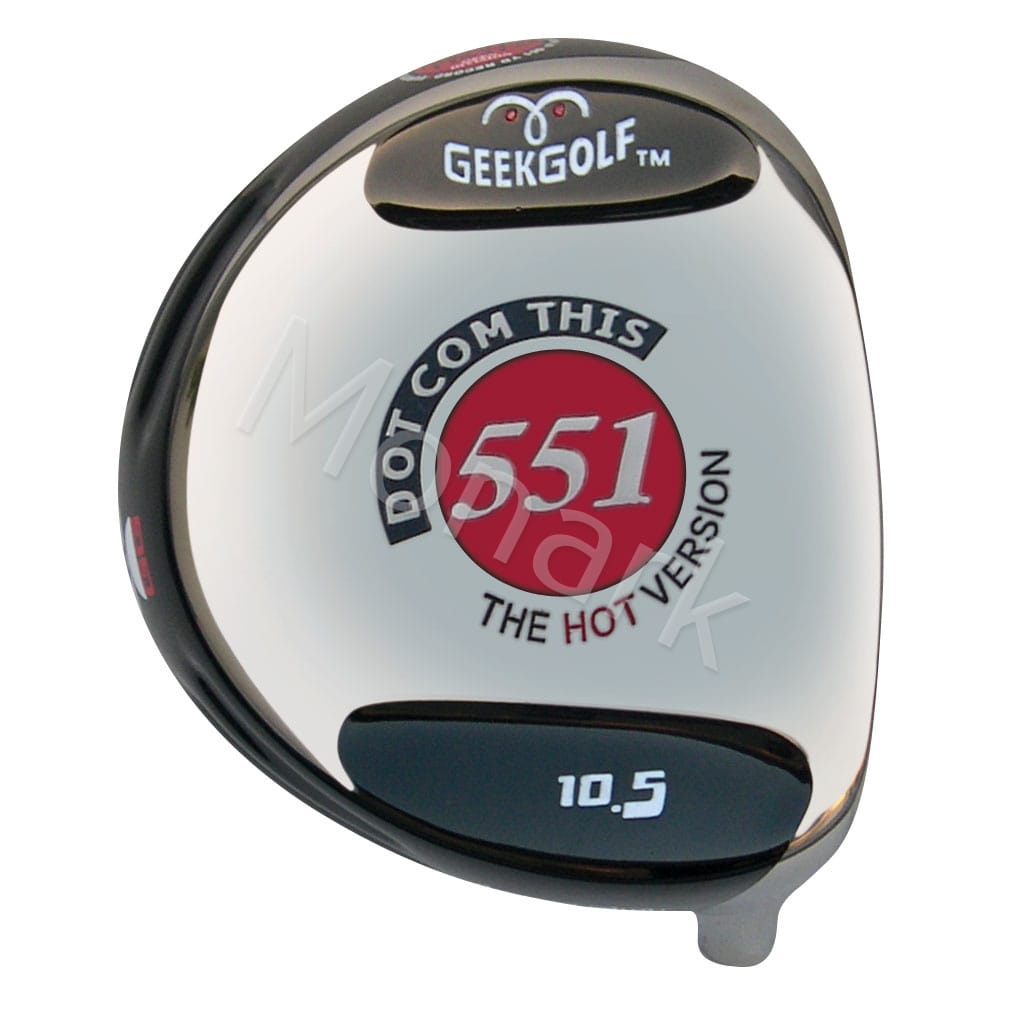 Custom-Built Geek Golf Dot-Com-This 551 Japan Hot Version Titanium Driver - Black