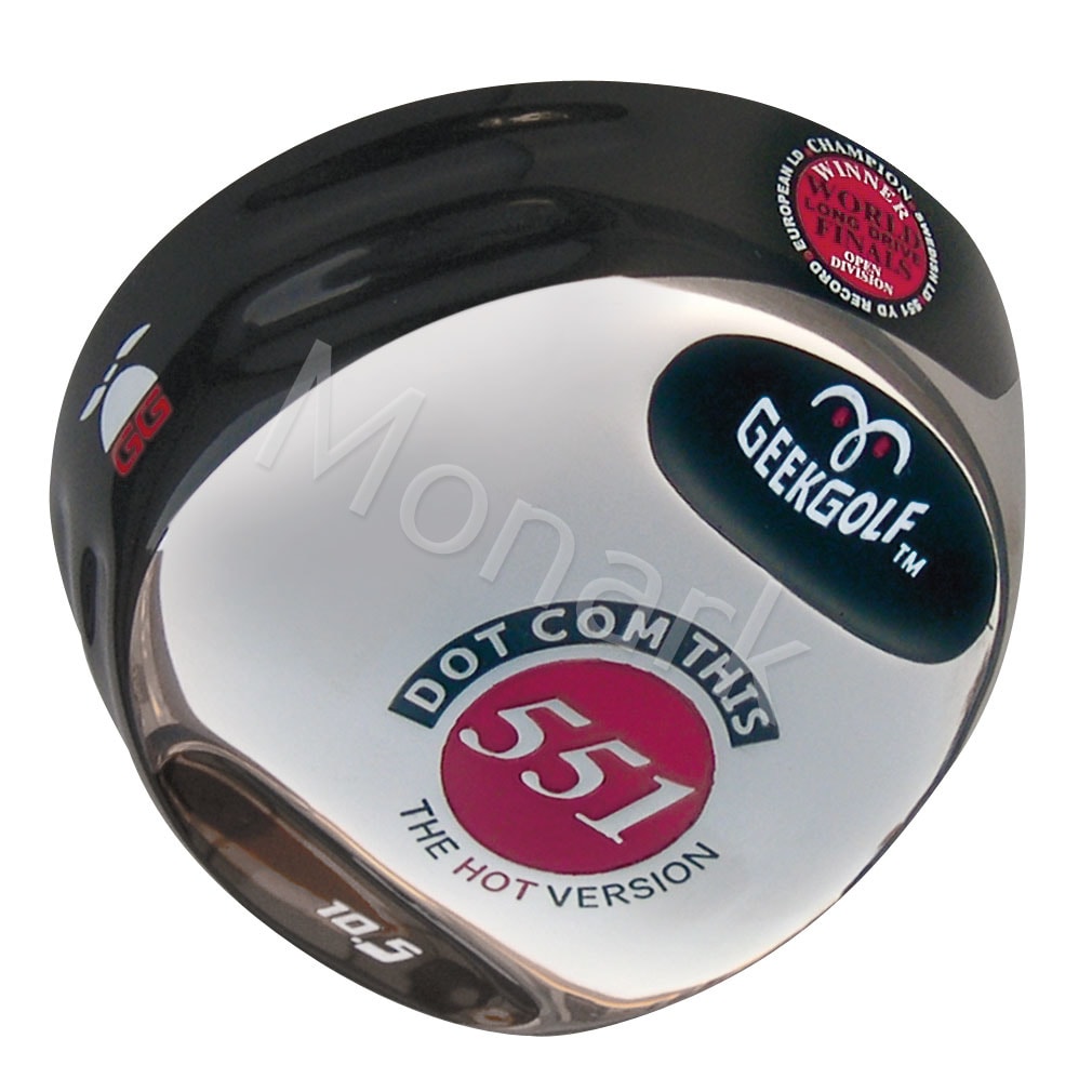 Geek Golf Dot-Com-This 551 Japan Hot Version Titanium Driver Head - Black