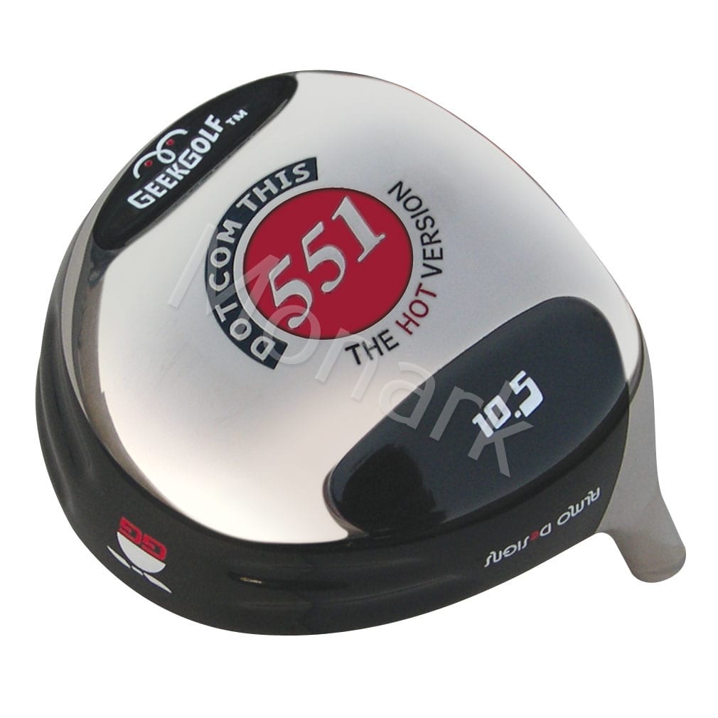 Custom-Built Geek Golf Dot-Com-This 551 Japan Hot Version Titanium Driver - Black