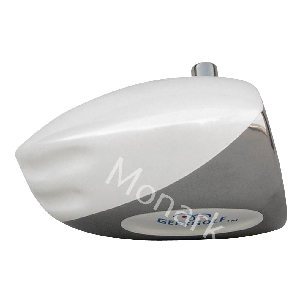 Custom-Built Geek Golf Dot-Com-This Titanium Driver - White