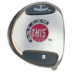 Custom-Built Geek Golf Dot-Com-This Titanium Driver - Black