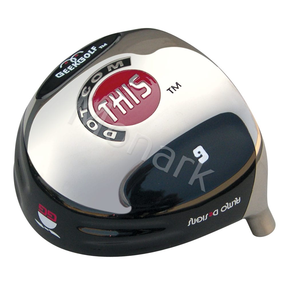 Geek Golf Dot-Com-This Titanium Driver Head - Black