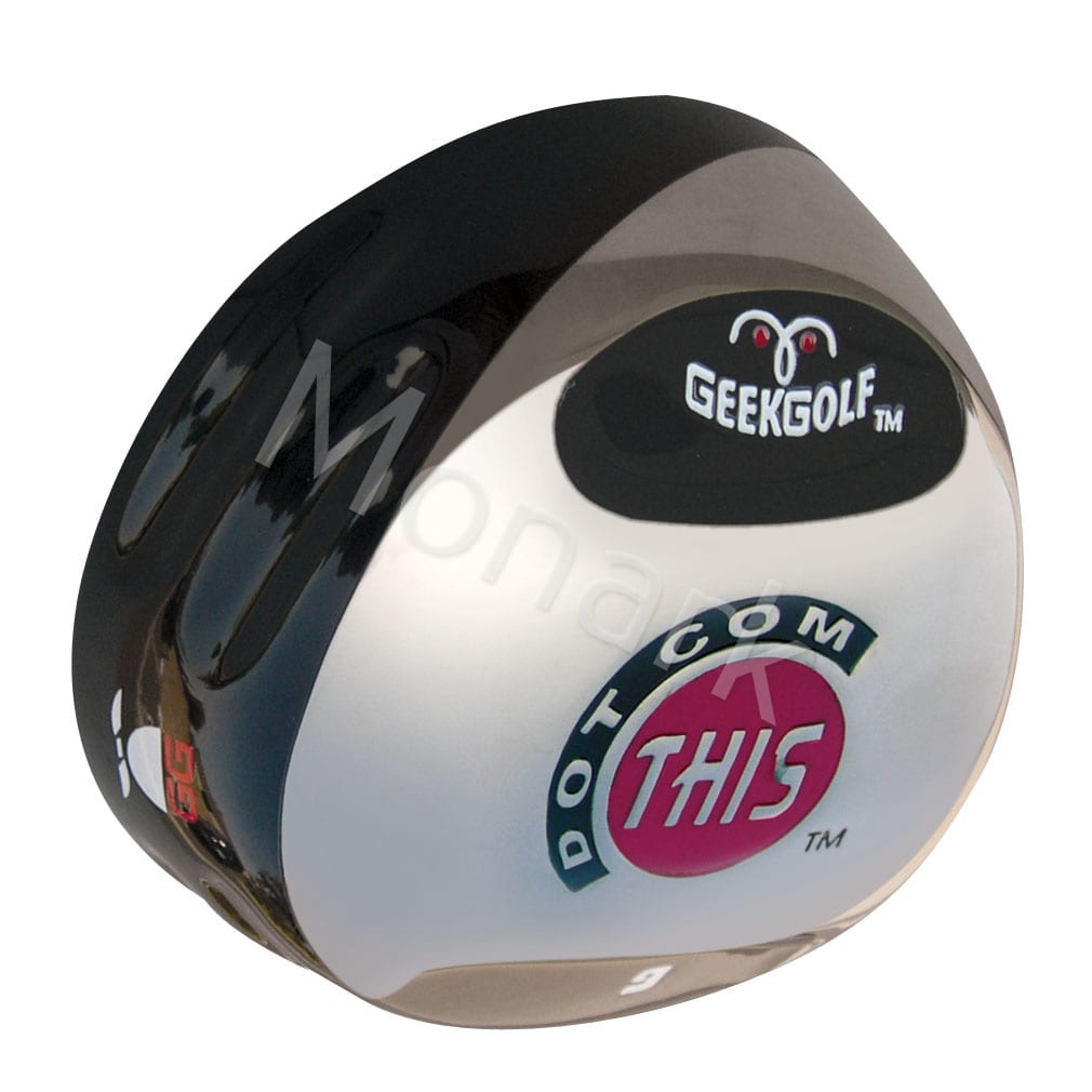 Custom-Built Geek Golf Dot-Com-This Titanium Driver - Black