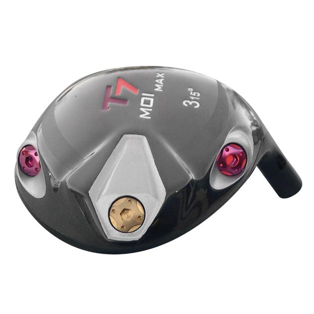 Custom-Built T7 Max MOI Black Triangular Fairway Wood