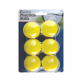 Intech Golf Foam Practice Balls - Pack of 6