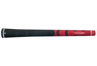 Integra Dual-Compound Red/Black Golf Grip