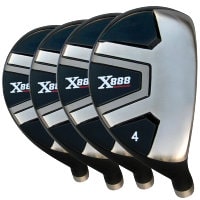 X-888 Hybrids (Set of 4 Built Clubs)