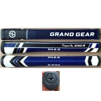Grand Gear 1.2" PU Straight Pistol Putter Grip Blue/Black