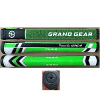 Grand Gear 1.2" PU Straight Pistol Putter Grip Green/Black