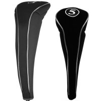 No Logo Contour Black Neoprene Golf Headcovers 