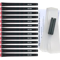 Rexton Black/Red Line Velvet Standard 13 pc Grip Kit