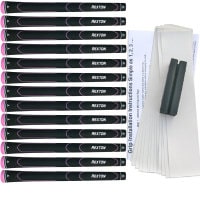 Rexton Women's Black/Pink Line Velvet Grip Kit