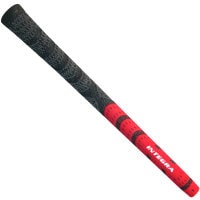 Integra Dual-Compound Half-Cord Red/Black Golf Grip