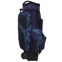 RJ Sports Carter 14 Way Divider Top Transport Golf Cart Bag with Wheels/Handle