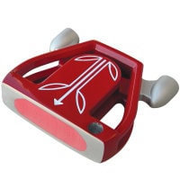 T-7 Twin Engine Red Mallet Putter Head