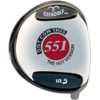 Custom-Built Geek Golf Dot-Com-This 551 Japan Hot Version Titanium Driver - Black