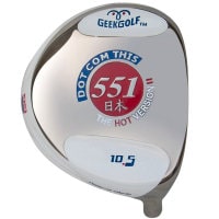 Custom-Built Geek Golf Dot-Com-This 551 Japan Hot Version Titanium Driver - White